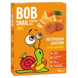 Натуральные конфеты Bob Snail Хурма-Апельсин, 60 г