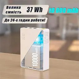 Безперебійник Marsriva KP3 Mini UPS для роутера модема камери ONU 18W 10000 mAh DC 5V 9V 12V - мініатюра 4