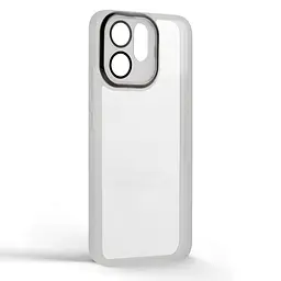 Защитный чехол для OPPO Reno15 Pro 5G, Shade, белый, TPU+PC, матовый, защита всего корпуса, панель-накладка, противоударный, с высокими бортами, амортизирует удары при падениях, ArmorStandart (ARM90835) - мініатюра 2