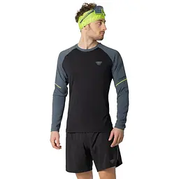 Футболка Dynafit Alpine Pro Long Sleeved Tee Men XL Чорний-Сірий