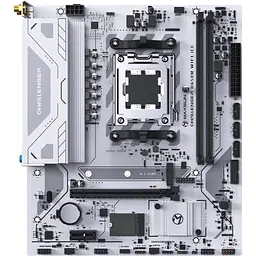 Материнська плата Maxsun AM5 eSport B650M WIFI6 ICE, B650, 2xDDR5, Int.Video (CPU), 3xSATA3, 1xM.2, 1xPCI-E 4.0 x16, 1xPCI-E 3.0 x1, ALC897, RTL8111H, RTL8821CE, BT4.2, 4xUSB3.2/2xUSB2.0, DP/HDMI, Micro ATX