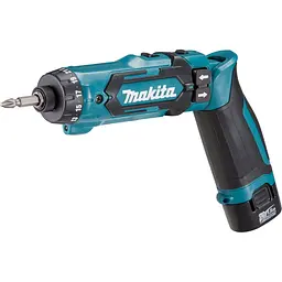 Викрутка акумуляторна Makita DF012DSE (5.6 Нм, 1/4", 7.2 В) - мініатюра 2