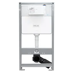 Комплект інсталяція 4 в 1 Volle Master Evo 212010 + унітаз Roca Meridian Rimless A34H242000 з сидінням Soft Close, Білий - мініатюра 4