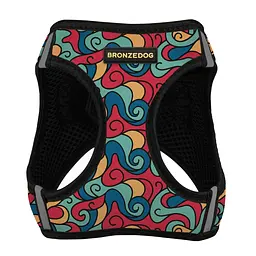 Шлея для собак Bronzedog Sport Vest Вітраж XS 17х13х3 см - мініатюра 2