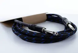 Коммутационный кабель инструментальный Jack 6,3 — Jack 6,3 3м Cordial EI 3 PP TWEED-BL - мініатюра 3