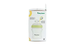 Пляшечка для годування з широким горлом Baby team 0 + 250 мл жовта (1015) - мініатюра 4