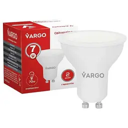Лампа світлодіодна VARGO 7W GU10 4000K (V-116011)