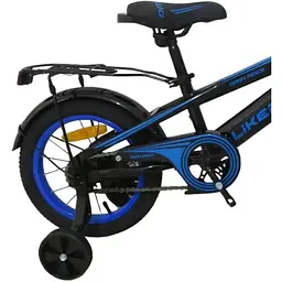 Велосипед дитячий 2-х колісний Like2bike Dark Rider 18" ЦБ-00253703 чорно-синій (241808) - мініатюра 3