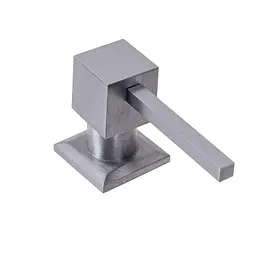 Дозатор миючого засобу Rea nickel brushed 330 мл квадратний BAT-05012, Никель - мініатюра 2