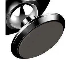 Автотримач Baseus Small Ears Magnetic Bracket Vertical Type (SUER-B01) Black [19997] - мініатюра 2