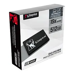 Накопичувач SSD Kingston 2.5" 512GB SATA KC600 teh0014737 - мініатюра 4