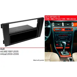 Перехідна рамка Audi A6, Allroad ACV 281320-13 - мініатюра 6