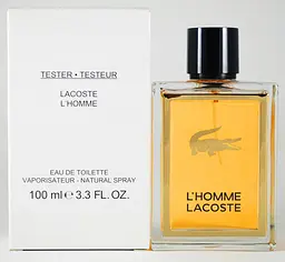 Оригінал Lacoste L'Homme 100 мл ТЕСТЕР туалетна вода