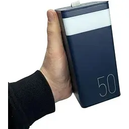 Зовнішній акумулятор Remax RPP-321 Chinen 50000 mAh синя - мініатюра 4