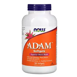 Вітаміни для чоловіків ADAM Superior Men's Multi 180 рідких капсул NOW vit0006212