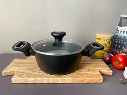 Каструля з кришкою Krauzer Titanium Line 78116 20 см 2.5 л