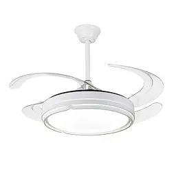 Люстра вентилятор стельова LED Levistella 7943070 (48) WH, 80W, діаметр 1200 мм, білий, сучасний стиль - мініатюра 2
