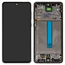 Дисплей Samsung A736 Galaxy A73 5G, чорний, з рамкою, Original (PRC), original glass