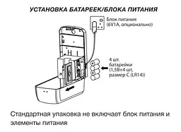 Дозатор безконтактний Zerix TSD-001-S (для рідкого мила) ZX3249, Білий - мініатюра 5