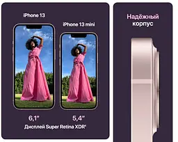 Смартфон Apple iPhone 13 128Gb Pink [MLPH3] [60208] - мініатюра 11