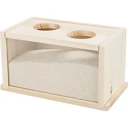 Пісочна ванна для гризунів Trixie 22 × 12 × 12 см дерево - мініатюра 2