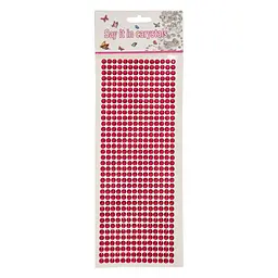 Наклейки декоративні XY-004(Ruby) на планшеті 504 шт