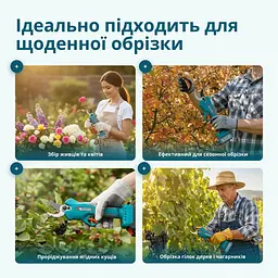 Konner & Sohnen Секатор акумуляторний Konner&Sohnen KS CPS20V-32 CASE 20В акб 1х2А·рік d 15/25/35мм ЗП кейс 0.82кг - мініатюра 7