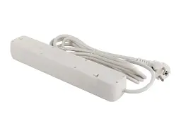 Мережевий фільтр-подовжувач ColorWay 2 м White (CW-PSEA52W) - мініатюра 3