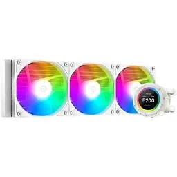 Система рідинного охолодження ID-Cooling Space LCD SL360 XE білий 3х120мм ARGB fans 4pin PWM Intel