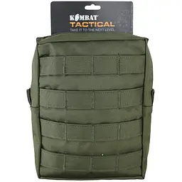 Підсумок Kombat UK Large Molle Utility Pouch Оливковий (1000-kb-lmup-olgr)