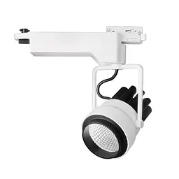 Світильник трековий поворотний LED 412/30W CW WH/BK COB Brille 32-072