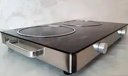 Плита двокомфоркова інфрачервона Crownberg Cb-1327 електрична кухонна настільна 4000 W - мініатюра 6