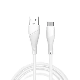Кабель WUW-X196 USB Micro 2,4A 1m білий