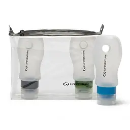 Набір Lifeventure Silicone Flight Bottle Set Білий - мініатюра 3