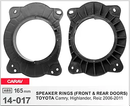 Проставки під динаміки Carav 14-017 для автомобілів Toyota Camry, Highlander - мініатюра 5