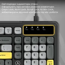 Клавіатура Ajazz AF98 Black USB-C (AF98-BGY) - мініатюра 9