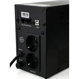 Пристрій безперебійного живлення Vinga LCD 600VA metal case with USB (VPC-600MU) - мініатюра 7
