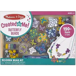 Набір дерев'яних намистин Melissa & Doug Метелики (MD4179)