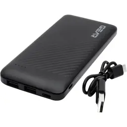 Батарея універсальна GEAR 10000mAh, 10W, USB-TypeC, 2*USB-A, Micro-USB, black (SL10) - мініатюра 3