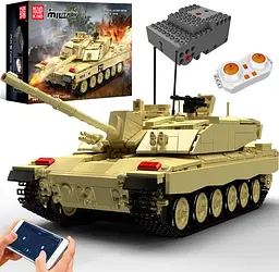 Конструктор танк на радіокеруванні  Mould King танк Челленждер Challenger2 Tank для дорослих та дітей військова техніка 1129 деталей