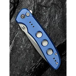 Ніж складаний туристичний Civivi Hyperpulse, (8.9 см) 14C28N / Aluminum синій - мініатюра 13