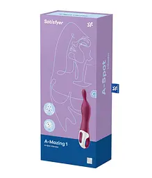 Вібратор Satisfyer A-Mazing 1 21.7 см бордовий - мініатюра 10