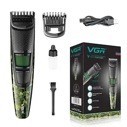 Машинка для стрижки волосся VGR V-053 акумуляторна 1 насадка 500mAh 5W Camo - мініатюра 2