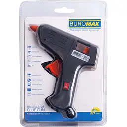 Клейовий пістолет Buromax 7 мм 20W (BM.4312-01) - мініатюра 2