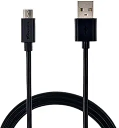 Кабель Grand-X USB - micro USB (M/M), Cu, 2.5 м, Чорний (PM025B)