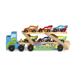 Дерев'яний мегатягач автомобілів Melissa&Doug (MD12759) - мініатюра 3