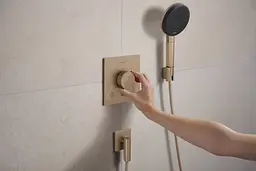 Шлангове під'єднання Hansgrohe FixFit Fine Е зі зворотнім клапаном brushed bronze 28883140 - мініатюра 3