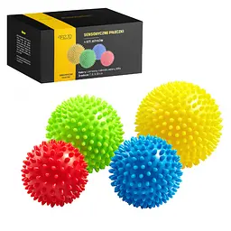Масажні м'ячі з шипами 4FIZJO Spike Balls 4 шт (P-5907739310514) - мініатюра 3