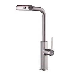 Змішувач для кухні з висувним виливом Mixxus Premium Hammer 014 graphite MI6955 Графіт - мініатюра 5