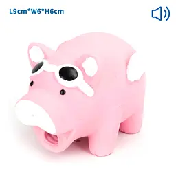 Латексна іграшка рожева літаюча свинка L9xW6xH6CM